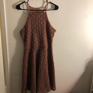 Mauve cocktail dress